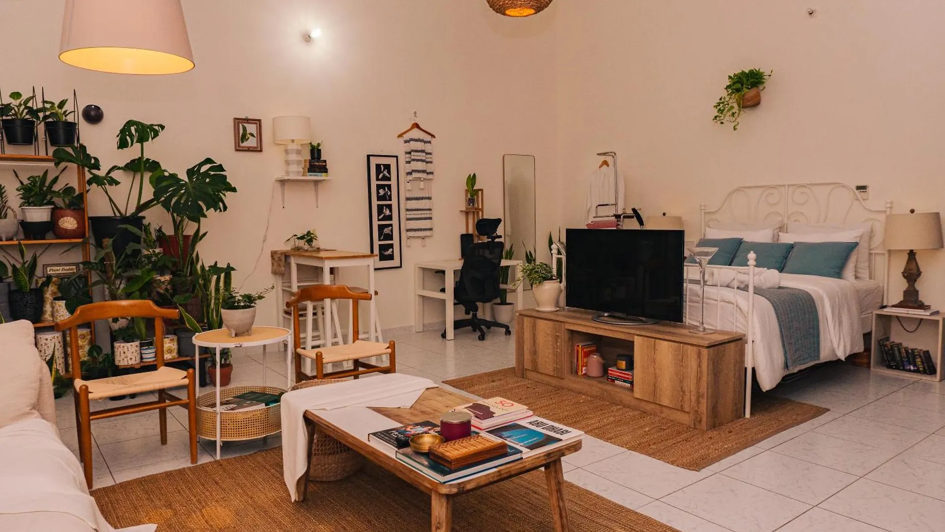 Elegant Boho Style Studio Haven Abu Dabi