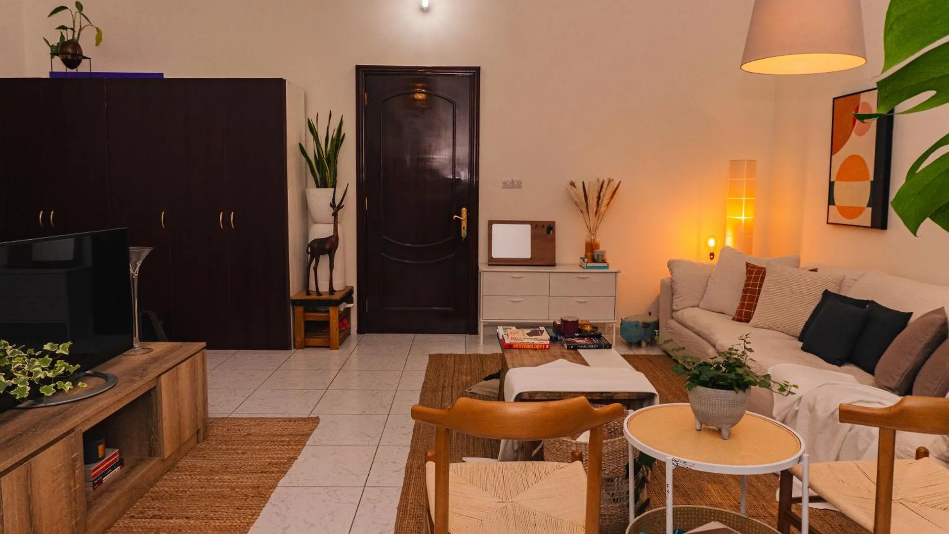Elegant Boho Style Studio Haven Abu Dhabi